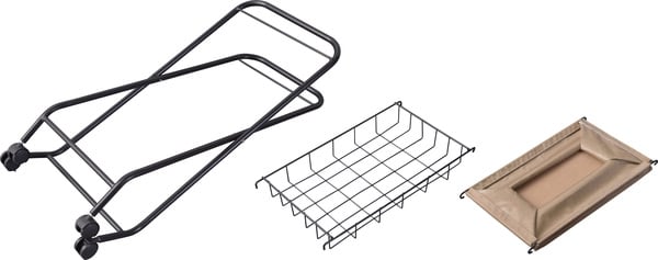 ストレージ フォールディング バスケットワゴン 幅52.5×奥行35×高さ66cm リビング収納