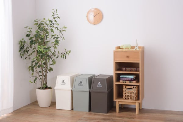 ダストボックス スタッキングペール30L スリム 幅28×奥行45×高さ51cm 日用品 キング