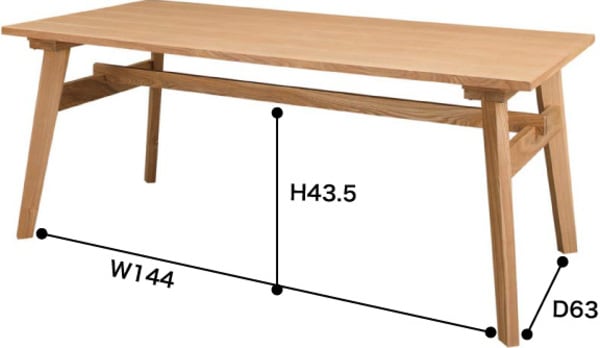 ダイニングテーブル 幅160×奥行80×高さ65cm ダイニング家具 ダイニングセット ウレタン塗装