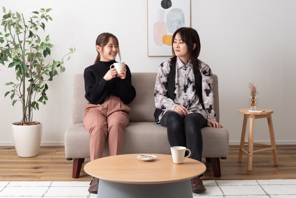 ソファー ネオトマソン 2人掛 幅121×奥行75×高さ71cm ローソファー カウチソファ