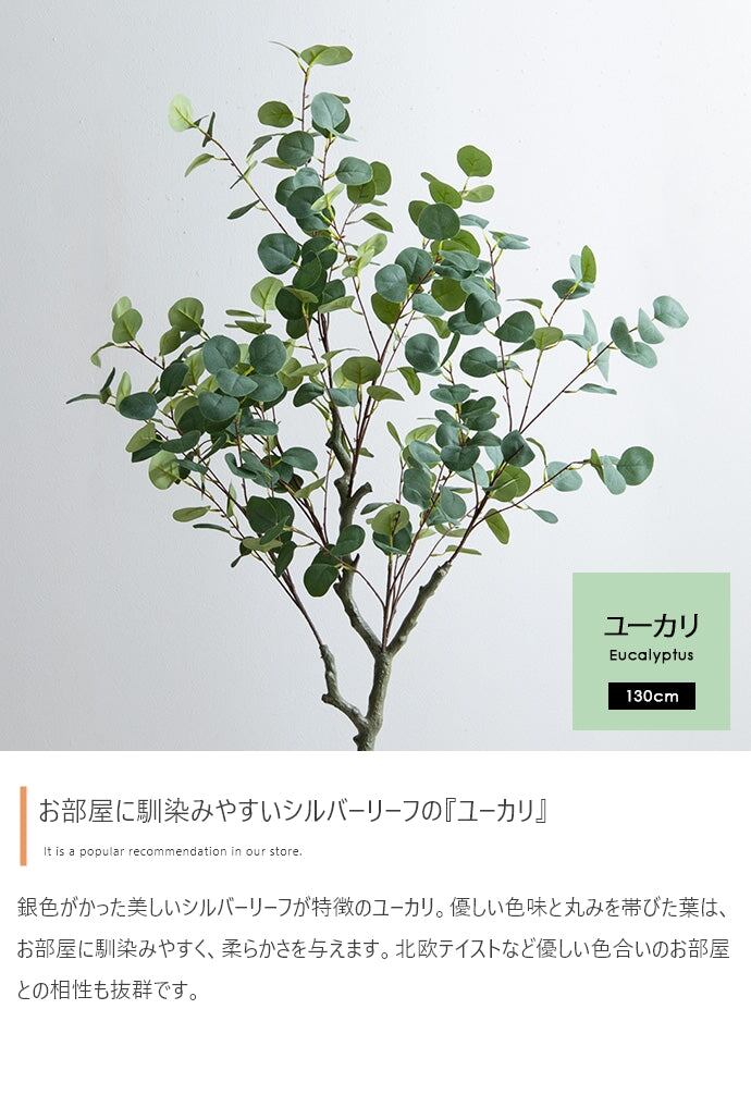 フェイクグリーン・オブジェ 高さ130cm Nature 光触媒人工観葉植物