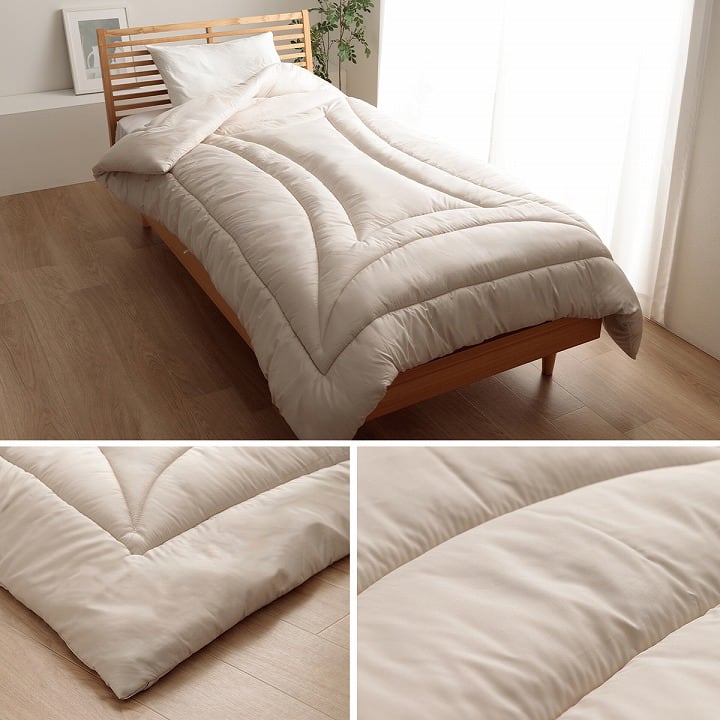 羊毛ヌード シングル 掛布団 IV 150X210 150×210cm 日用品 防ダニ 布団 寝具