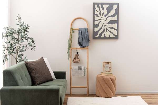 ファブリック クッション 幅45×奥行45×高さ15cm 完成品 ポリエステル チャコールグレー