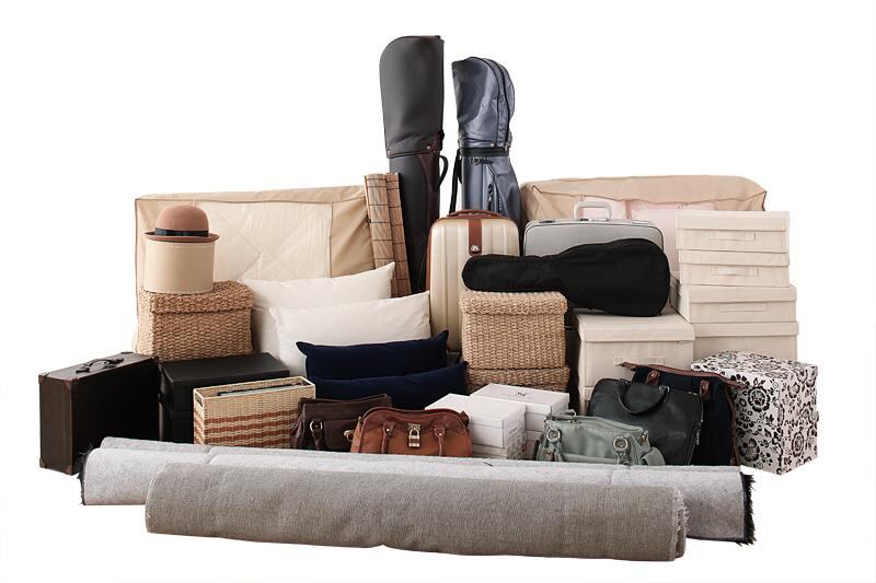 ベッド シングル お客様組立 美草・日本製_大容量畳跳ね上げベッド Komero コメロ