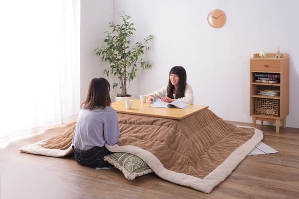 薄掛コタツ布団 長方形 こたつ こたつテーブル こたつセット コタツ 完成品 組立不要 ベージュ