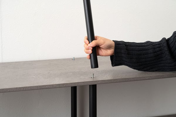 ストレージ オープンラック2段 幅155×奥行38×高さ45.5cm リビング収納 2段 ブラック