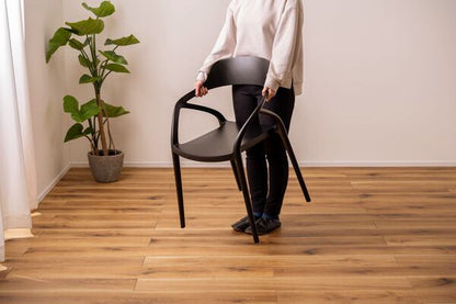 ダイニングチェア 幅57×奥行52×高さ79.5cm ダイニング家具 完成品 スタッキング