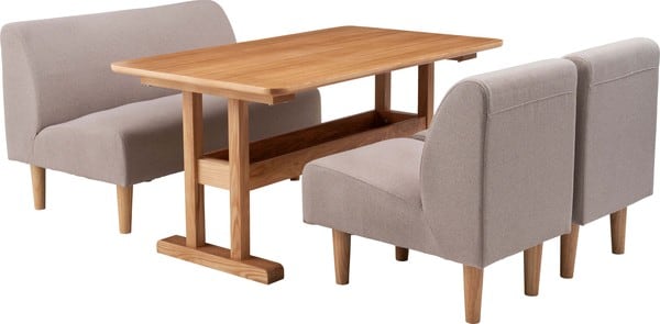 デリカ ダイニングテーブル 幅130×奥行75×高さ64cm ダイニング家具 ダイニングセット