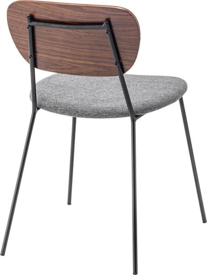ダイニングチェア 幅48×奥行55×高さ75cm ダイニング家具 完成品 全2色 スチール