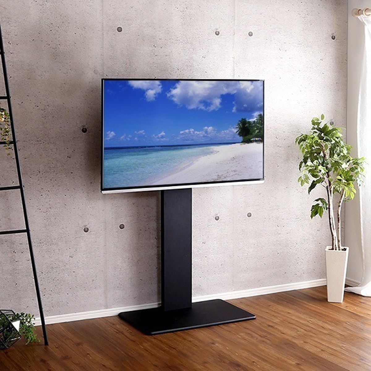 テレビ台 壁寄せテレビスタンド ハイ固定タイプ 家具 テレビスタンド TVスタンド 壁寄せテレビ台