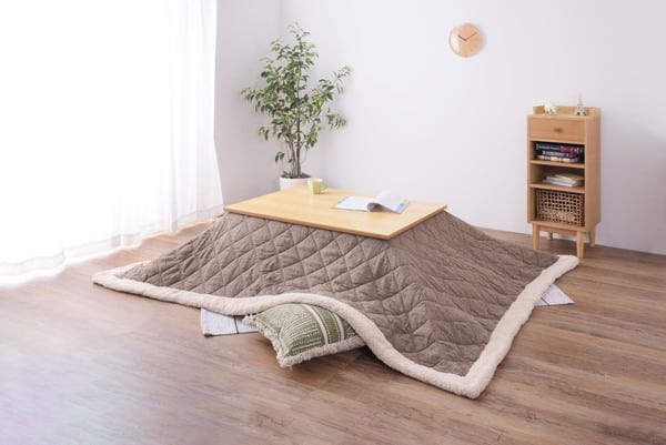こたつ布団 薄掛コタツ布団 長方形 ツイード ポリエステル 幅52.0×奥行44.0cm 冬