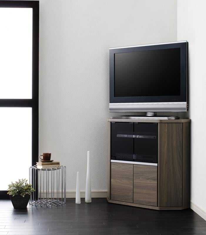 テレビ台 薄型コーナーロータイプテレビボード Venus ベヌス スモールタイプ 大容量