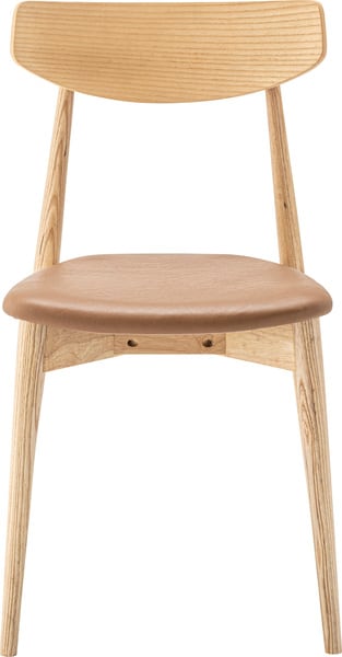 ダイニングチェア 幅42×奥行46.5×高さ78cm ダイニング家具 完成品 ブラウン スタッキング 天然木