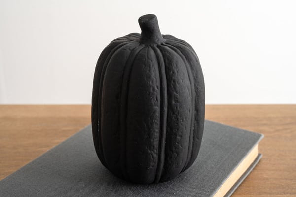 アート フルーツオブジェ 幅8.5×奥行8.5×高さ12cm 日用品 完成品 組立不要 ブラック