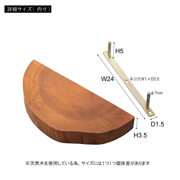 ストレージ ウォールシェルフ 幅30×奥行14×高さ3.5cm リビング収納 完成品 組立不要 北欧