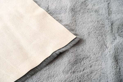 ラグ ラグマット カーペット 絨毯 完成品 滑り止め 敷き物 W130×D180 グレー