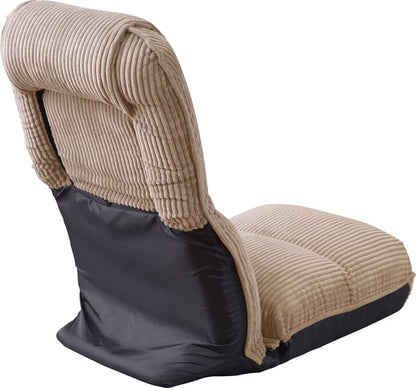 4WAYハイバックフロアチェア 幅47×奥行70×高さ18cm チェア ダイニングチェア 回転チェア