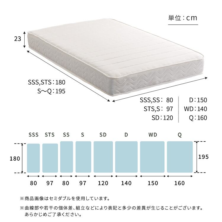 日本製ポケットコイルマットレス (セミシングル) マットレス セミシングル 高品質 コンパクト 抗菌