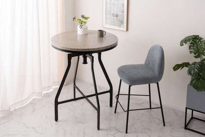 ダイニングテーブル ハイテーブル 幅80×奥行80×高さ92cm ダイニング家具 ハイタイプ 昇降 ブラック 昇降式 スチール