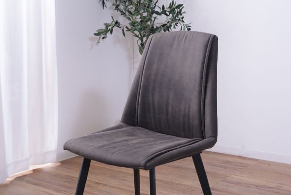 ダイニングチェア ラルジュ 幅47×奥行49×高さ86cm ダイニング家具 ダークグレー スチール