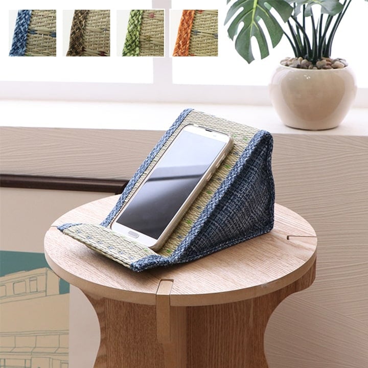 クリア スマホスタンド BL 12X20 12×20×11cm 日用品 抗菌 ブルー グリーン