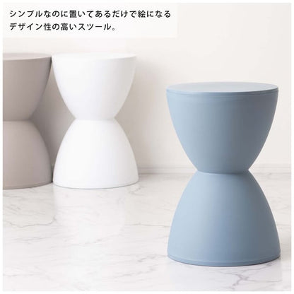 スツール 幅29.5×奥行29.5×高さ44cm オットマン 腰掛け 完成品 組立不要 ブラック