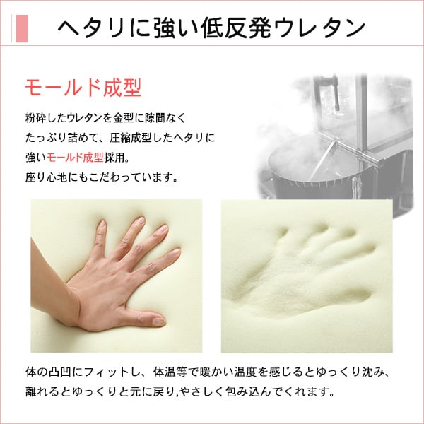 布団 しっとり沈むカバーリング低反発クッション 洗濯可能なクッションカバー 丸型 同色2個SET
