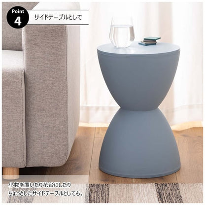 スツール 幅29.5×奥行29.5×高さ44cm オットマン 腰掛け 完成品 組立不要 ブラック