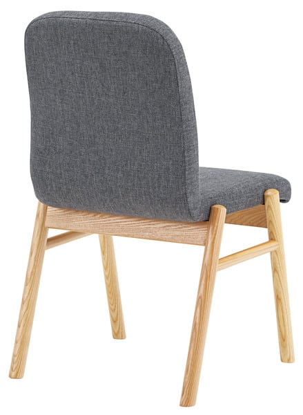 ダイニングチェア 幅53×奥行60×高さ85cm ダイニング家具 完成品 組立不要 ダークグレー