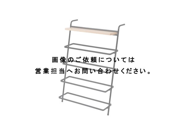 ハンガー アイアンシューズラック 幅60×奥行32.5×高さ86.1cm 衣類収納 省スペース 薄型 スリム 天然木