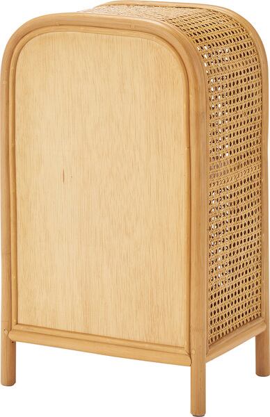 ストレージ キャビネット 幅36×奥行26×高さ60cm リビング収納 2段 完成品 組立不要 本棚