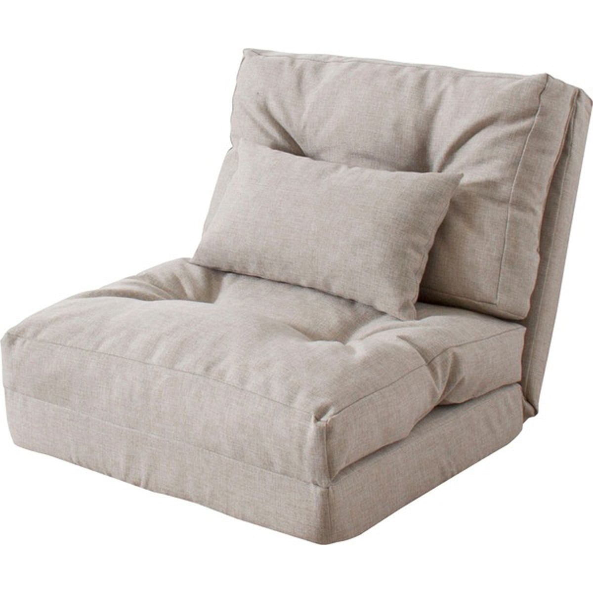 フロアチェア エリス 3WAYソファベッド シングル 幅60×奥行66×高さ55cm チェア 完成品