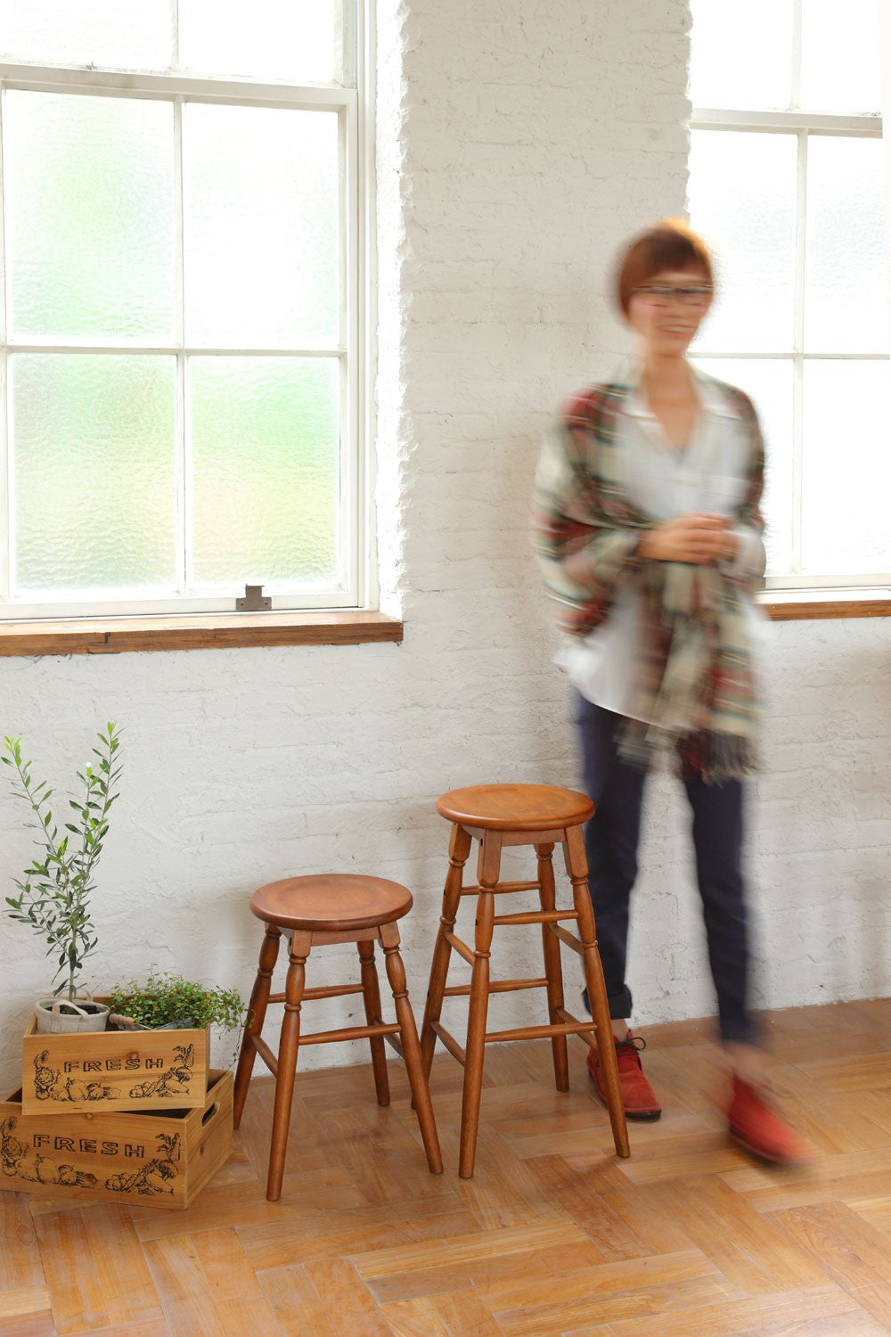 スツール hommage Low Stool オットマン 腰掛け