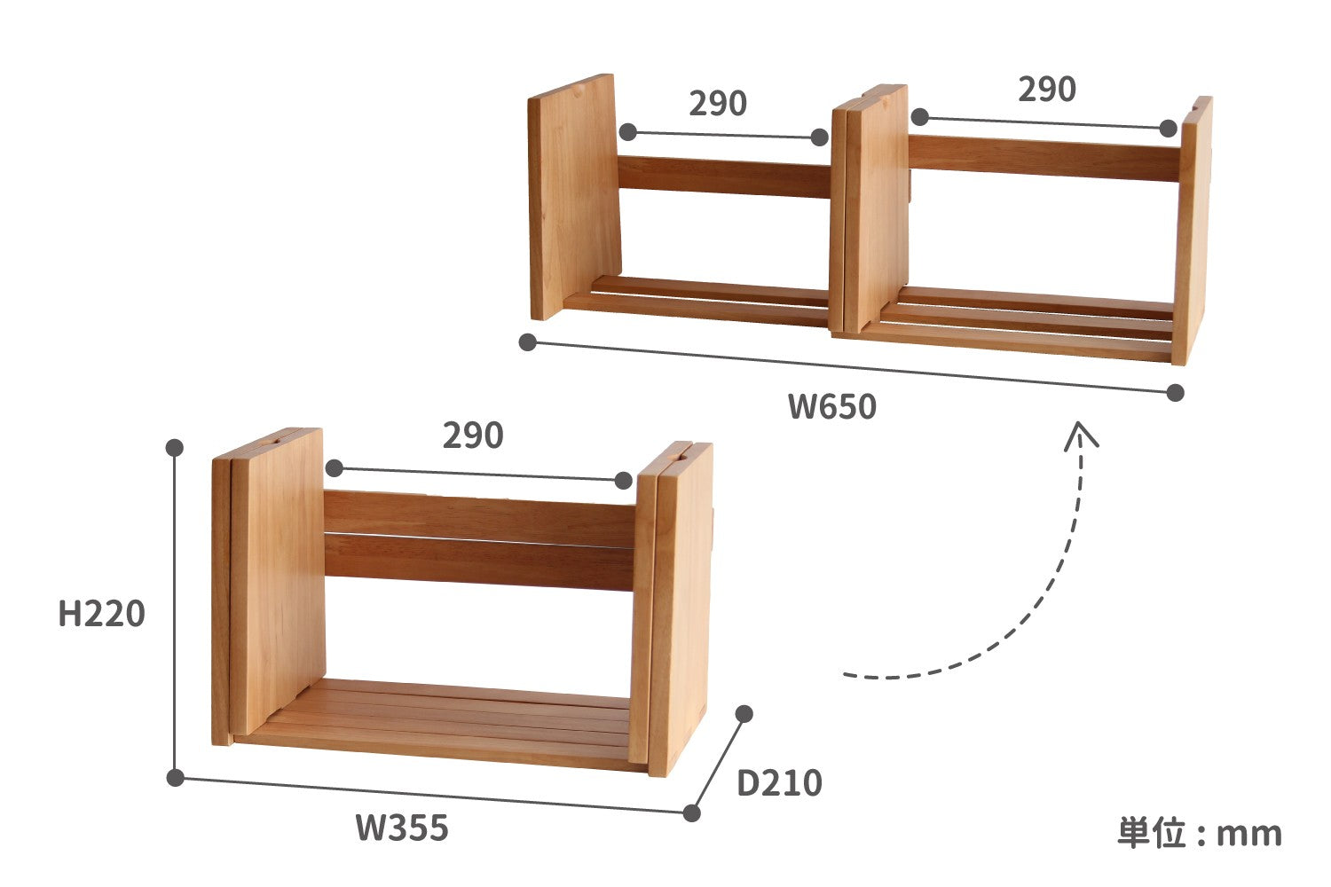 ラック bookstand(LIBRO) シェルフ ILB-3072 bookstand LIBRO