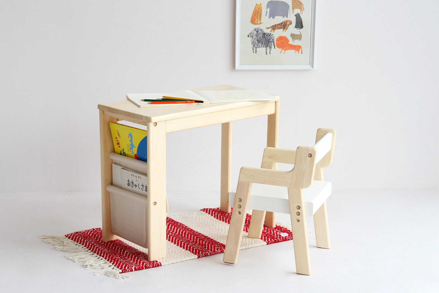 デスク Kids Study Set -allure- ワークデスク パソコンデスク 学習机 勉強机