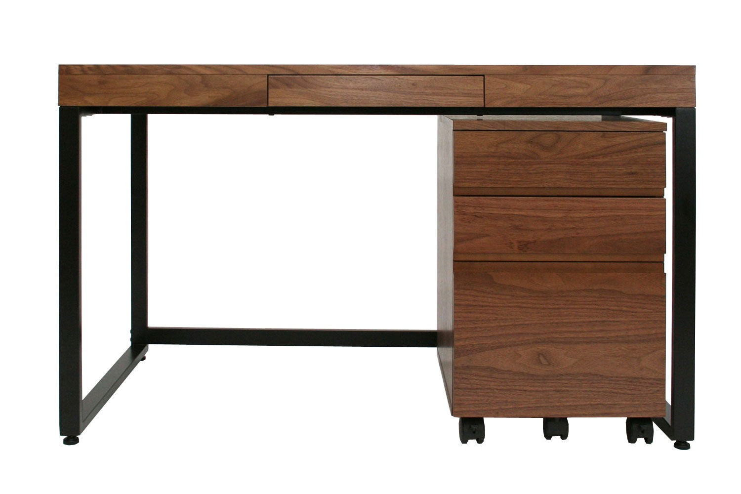 デスク Walnut Desk Chest ワークデスク パソコンデスク 学習机 勉強机 平机