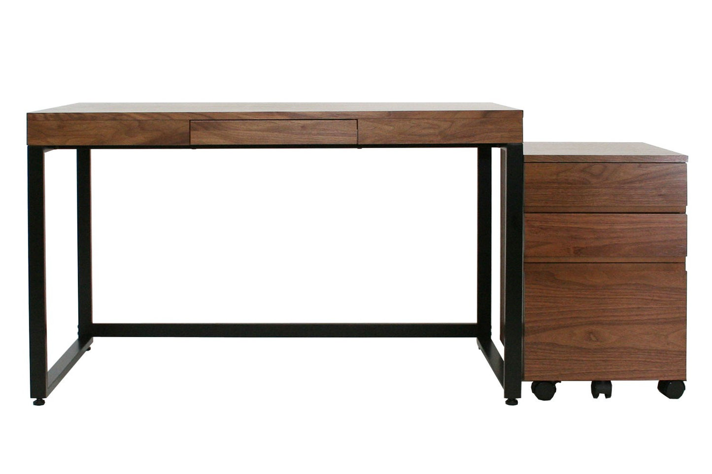 デスク Walnut Desk Chest ワークデスク パソコンデスク 学習机 勉強机 平机