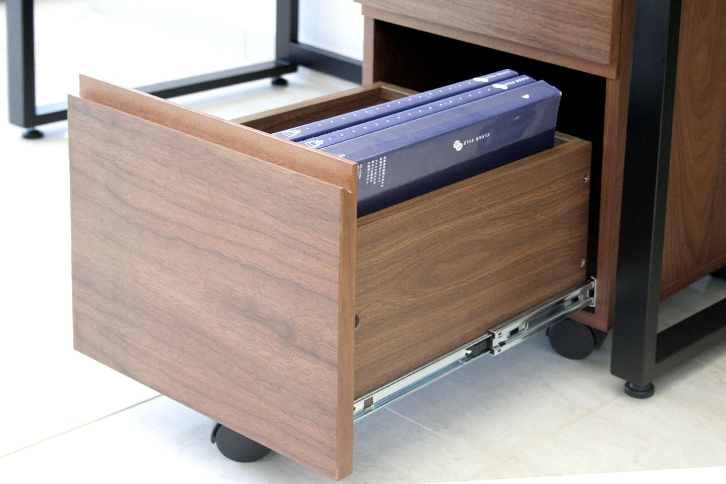 デスク Walnut Desk ChestW340 ワークデスク パソコンデスク 学習机 勉強机