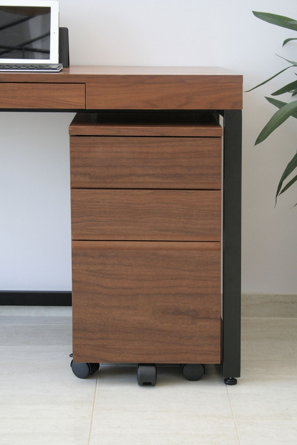 デスク Walnut Desk ChestW340 ワークデスク パソコンデスク 学習机 勉強机
