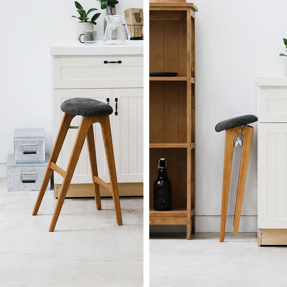 スツール Folding Stool butler- オットマン 腰掛け