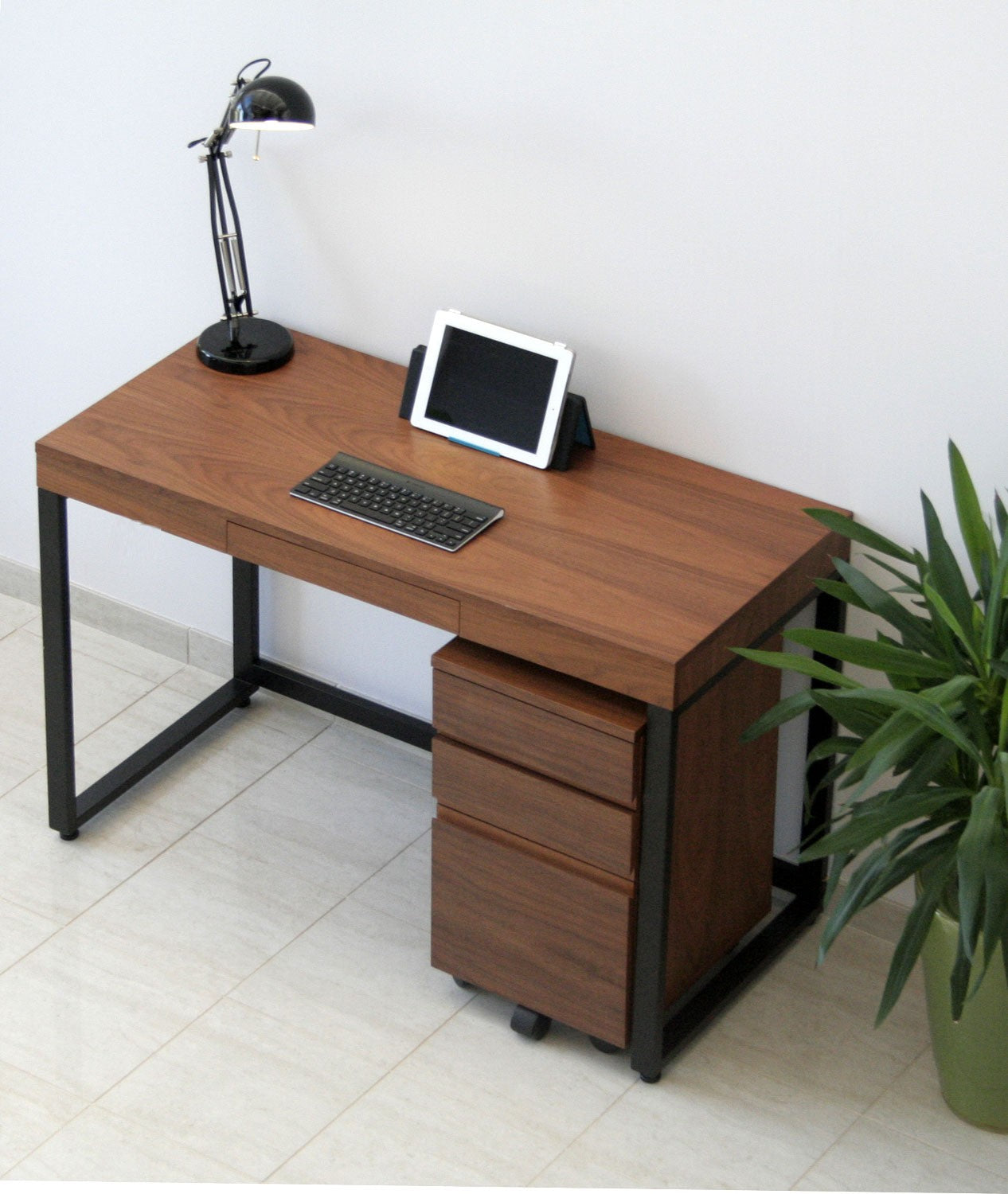 デスク Walnut DeskW1100 ワークデスク パソコンデスク 学習机 勉強机 平机