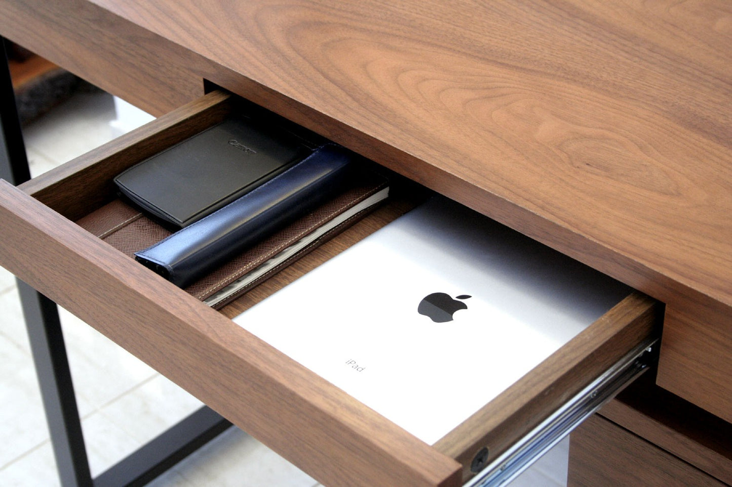 デスク Walnut DeskW1100 ワークデスク パソコンデスク 学習机 勉強机 平机