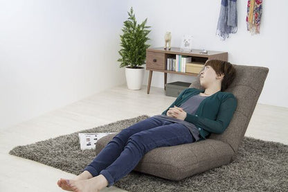 フロアチェア パーティー バケットリクライナー 幅66×奥行83×高さ78cm 回転チェア リクライニング 完成品 スチール