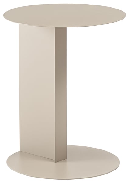 サイドテーブル 幅40×奥行40×高さ50.5cm ベージュ ダークグレー オレンジ スチール