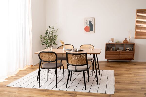 チェアー 幅46×奥行48×高さ79cm ダイニングチェア デザインチェア 回転チェア 椅子 完成品 スチール