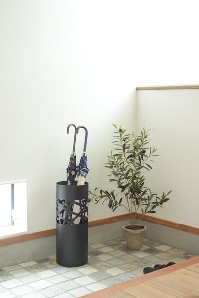 カサタテ 傘立て 幅19.5×奥行19.5×高さ49cm 玄関収納 完成品 組立不要 スリム 薄型
