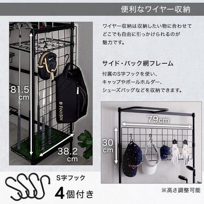 魅せる収納 ゴルフラック クラブスタンド クラブホルダー ディスプレイゴルフ 収納 グッズ おしゃれ