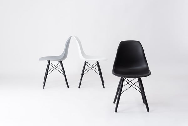 ダイニングチェア チェア 幅44×奥行53×高さ79cm ダイニング家具 ブラック グレー ホワイト