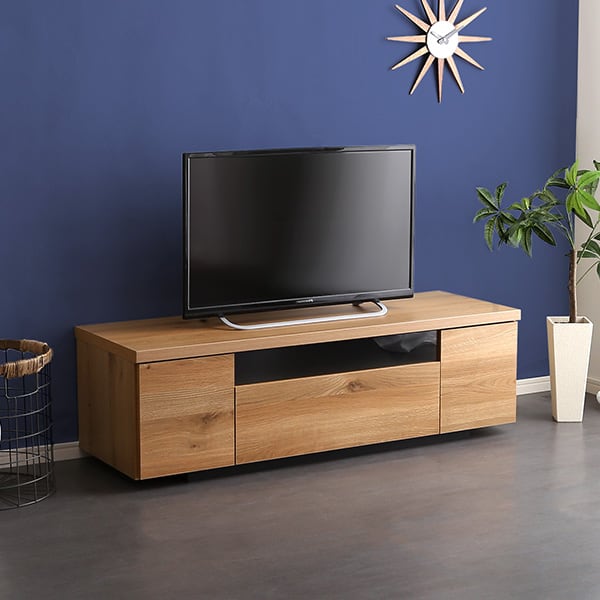 シンプルで美しいスタイリッシュなテレビ台 テレビボード 木製 幅120cm 日本製完成品 ガラス リビング