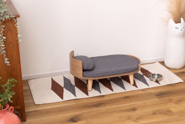 ペットベッド 幅60×奥行40×高さ25.5cm ベッド すのこベッド パイプベッド ベット ドッグ